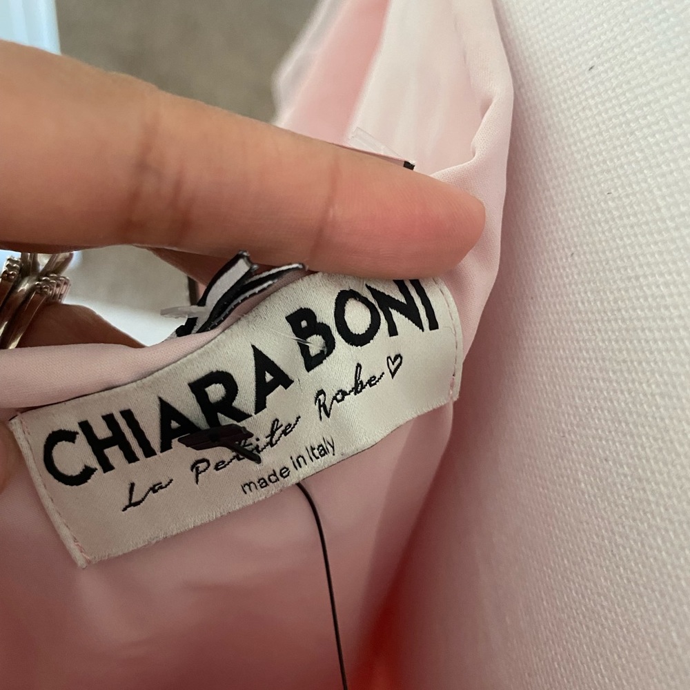 Chiara Boni Joelle Lace Pink Dress Size 16 - Picture 7 of 8